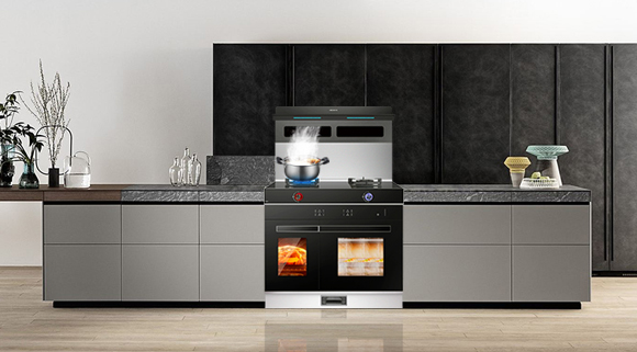 駕馭美食，輕而易舉！科恩S450變頻大吸力蒸烤消一體集成灶喚醒廚房美味